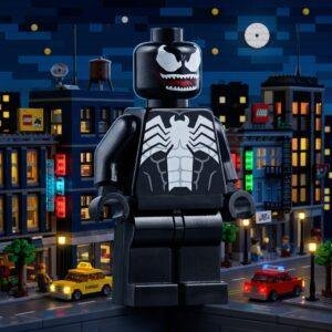 Venom Symbiote Minifigure - Third-party Compatible Building Figure